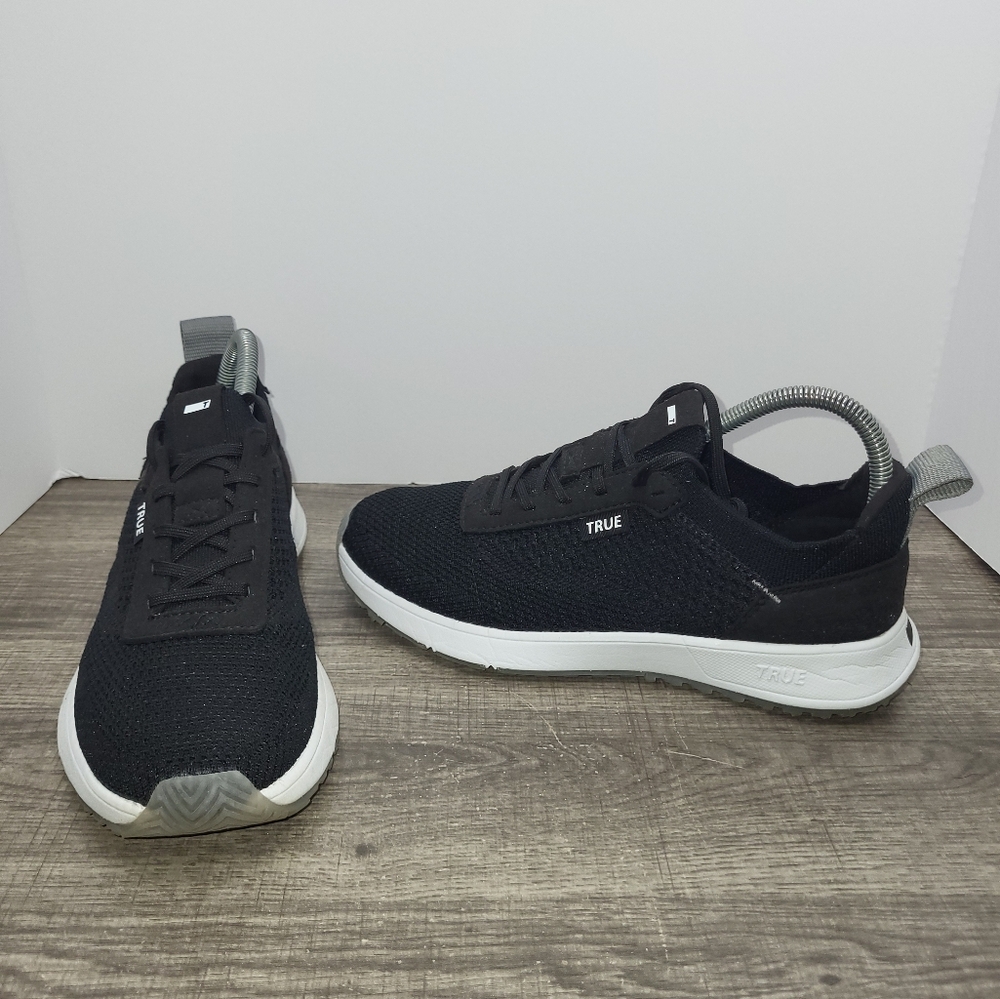 True Linkswear All Day Knit 3 Mens 7 Wms 8.5 Golf Shoes Black Breathable